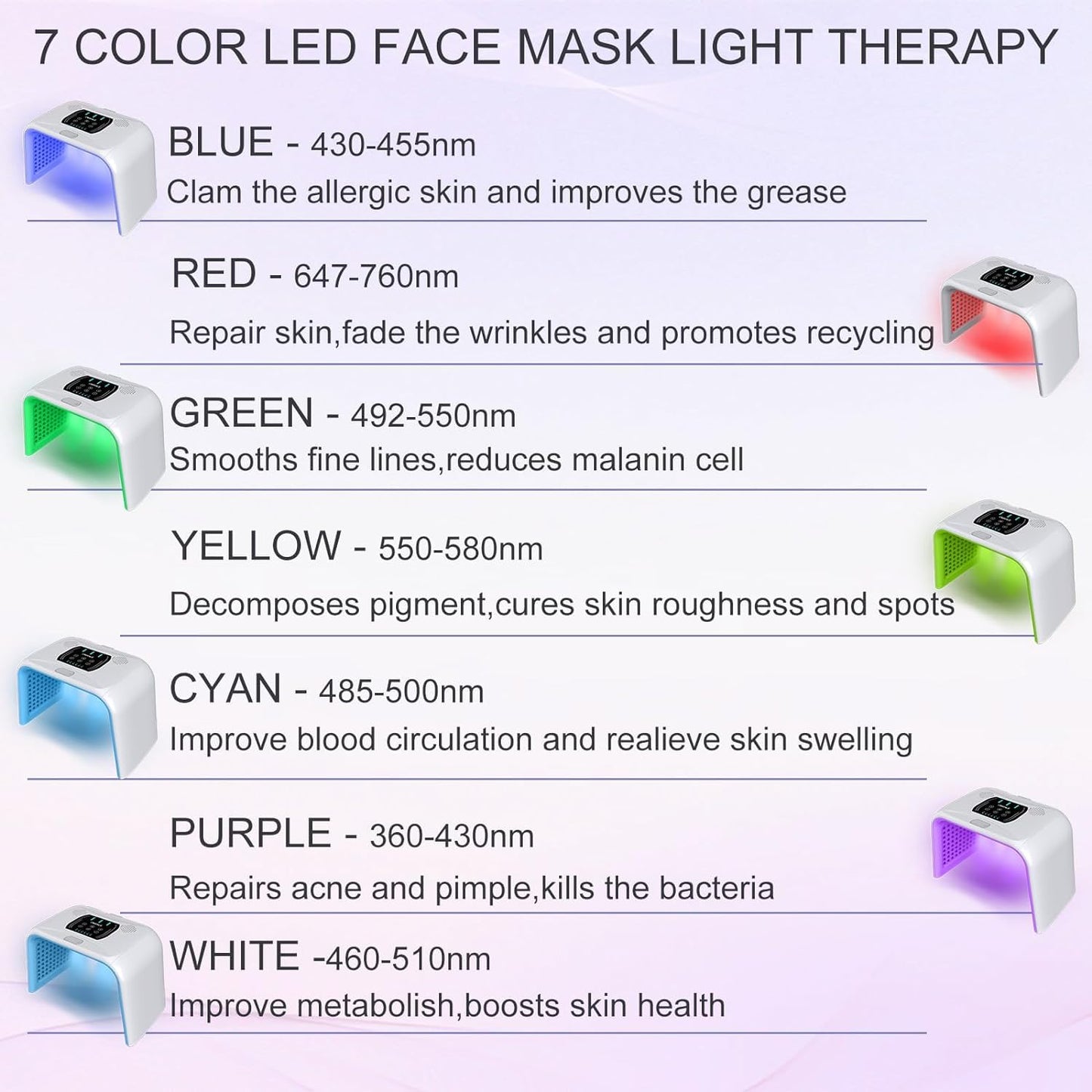 Omega light with mist