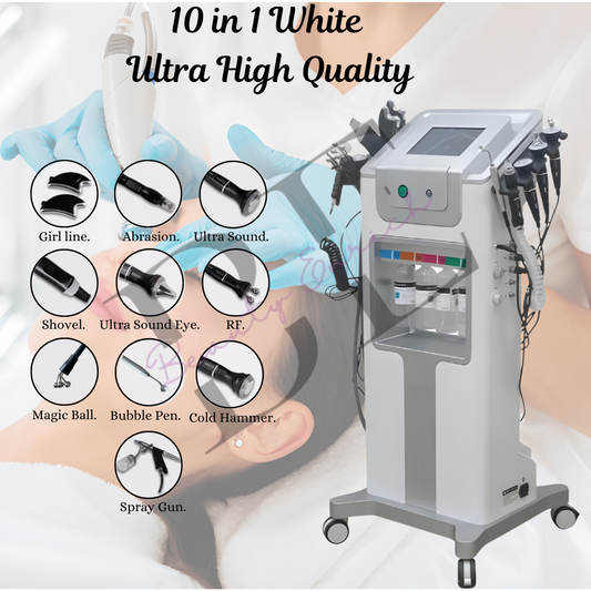 10 in 1 Hydra facial machine/ hydra facial with 10 probes/ skin rejuvenation machine