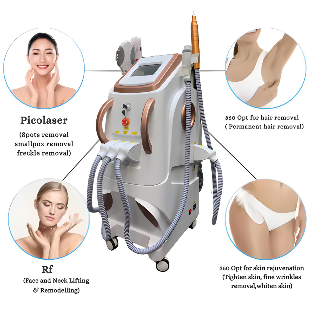 4-in-1 IPL Laser Machine – Rejuvenate, Reshape, Remove & Renew!