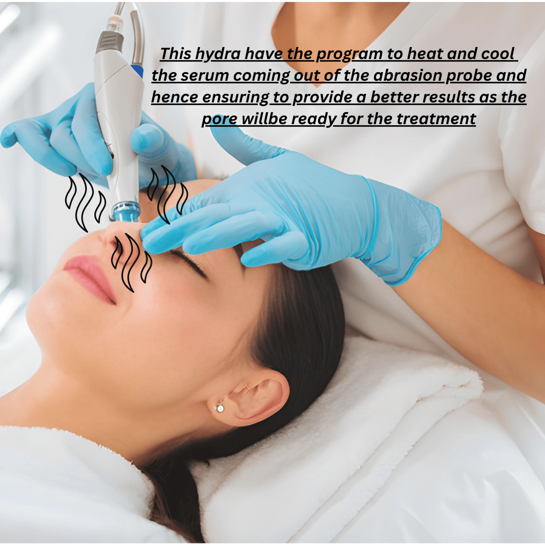 Advanced 7-in-1 HydraFacial Machine (Upgraded to 8-in-1 with Heat-Cool Abrasion + Dual BIO-RF Handle) – The Ultimate Facial & Skin Rejuvenation System